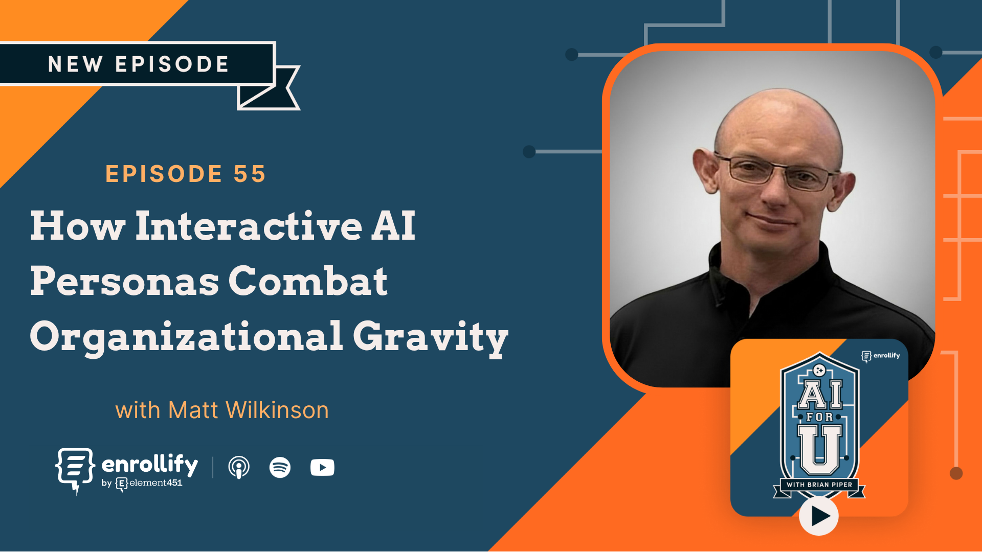 AI For U episode 55 with Matt Wilkinson: How Interactive AI Personas Combat Organizational Gravity